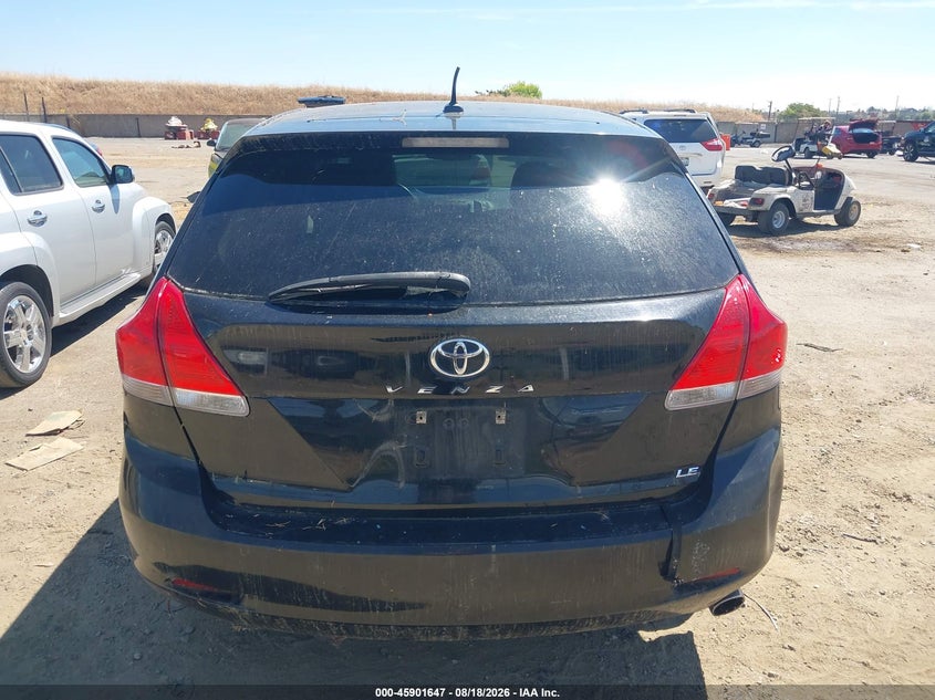 2012 TOYOTA VENZA SPORT UTILITY VEHICLE 2.7L I-4 DOHC, VVT, 182HP