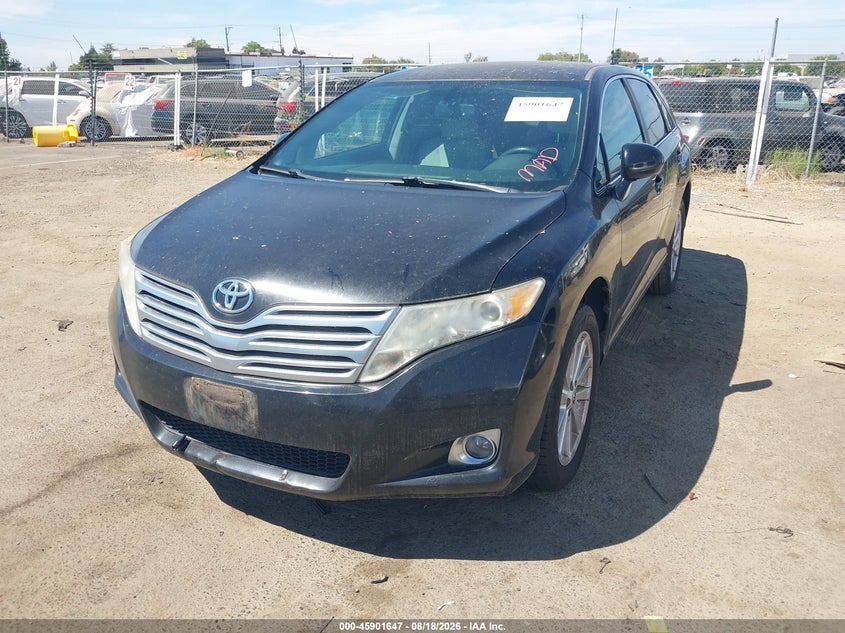 2012 TOYOTA VENZA SPORT UTILITY VEHICLE 2.7L I-4 DOHC, VVT, 182HP