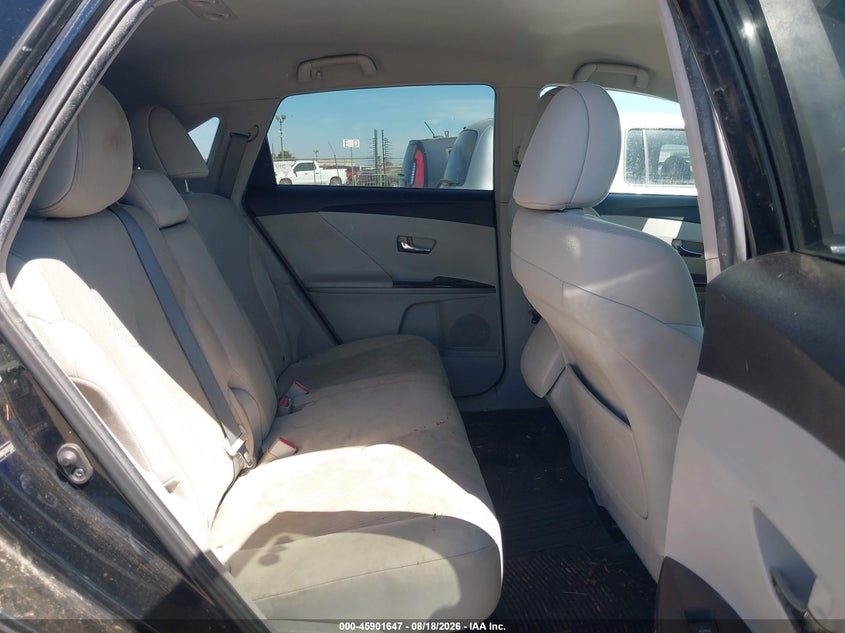 2012 TOYOTA VENZA SPORT UTILITY VEHICLE 2.7L I-4 DOHC, VVT, 182HP