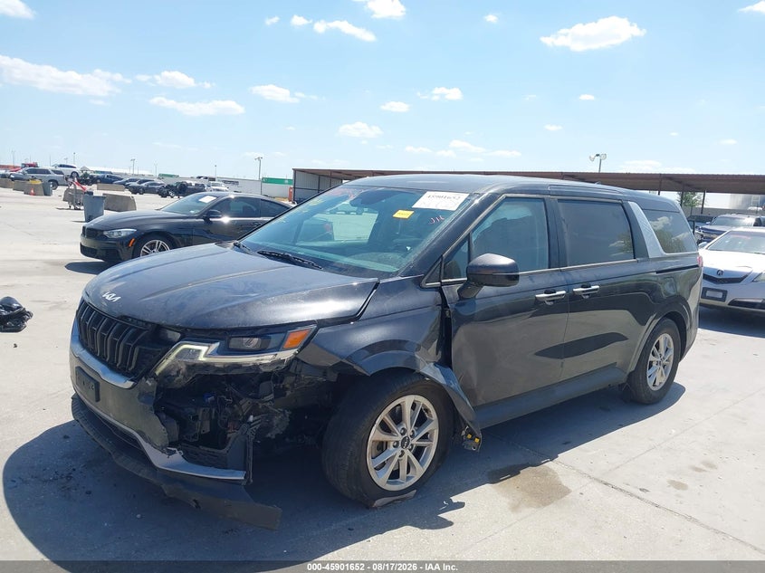 2022 Kia Carnival Mpv Lx Seat Package, Left Side, IAAI, VIN KNDNB4H36N6171717 — photo 2
