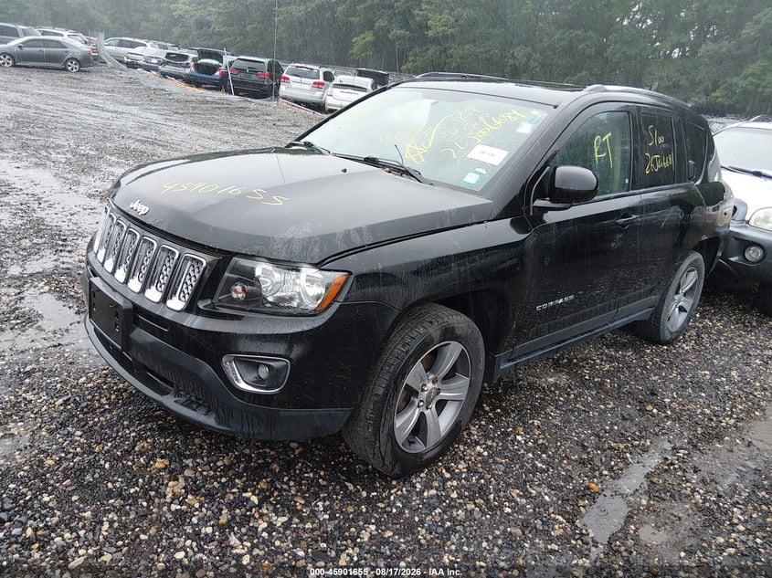 2016 Jeep Compass, Left Front, IAAI, VIN 1C4NJDEB9GD809438 — photo 2