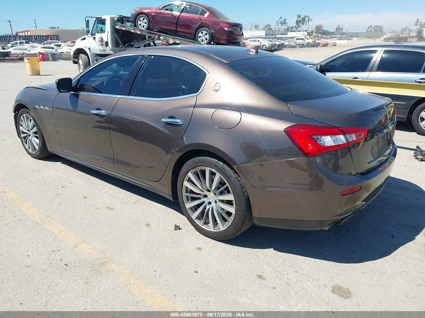 Vin: zam57xsaxg1169958, lot: 46400731, maserati ghibli 20163