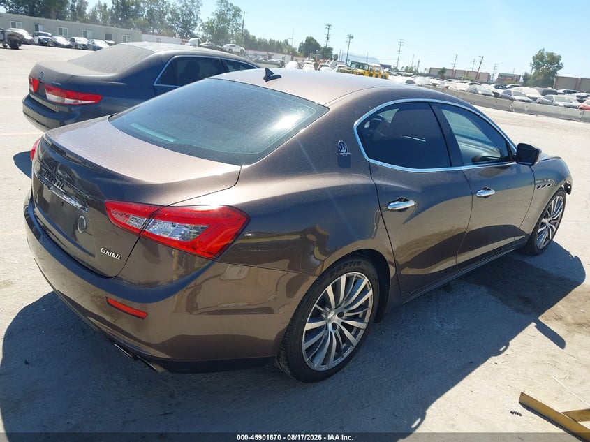 Vin: zam57xsaxg1169958, lot: 46400731, maserati ghibli 20164