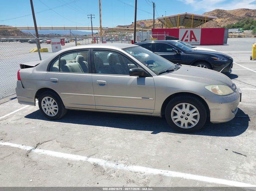 2004 HONDA CIVIC SEDAN 1.7L I-4 115HP