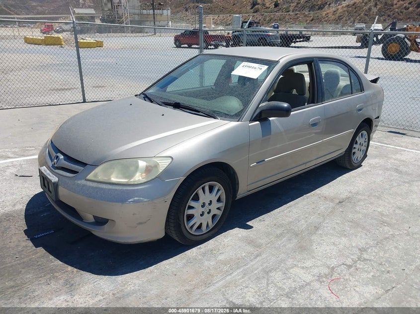 2004 HONDA CIVIC SEDAN 1.7L I-4 115HP