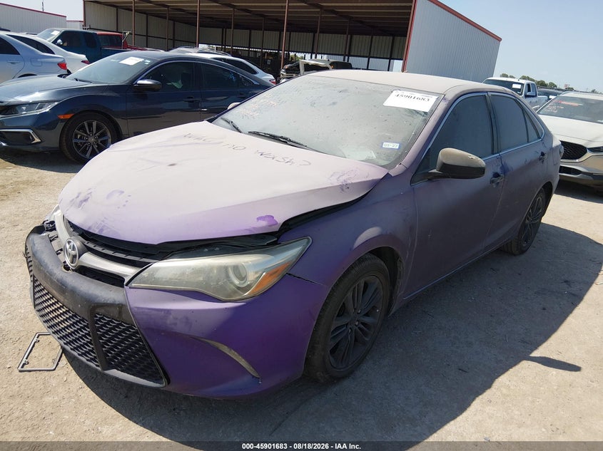 2016 Toyota Camry, Front End, IAAI, VIN 4T1BF1FKXGU592849 — photo 2