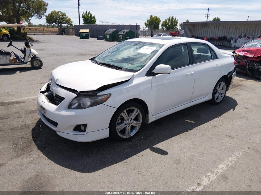 2010 Toyota Corolla, Front End, IAAI, VIN 2T1BE4EE2AC041615 — photo 2