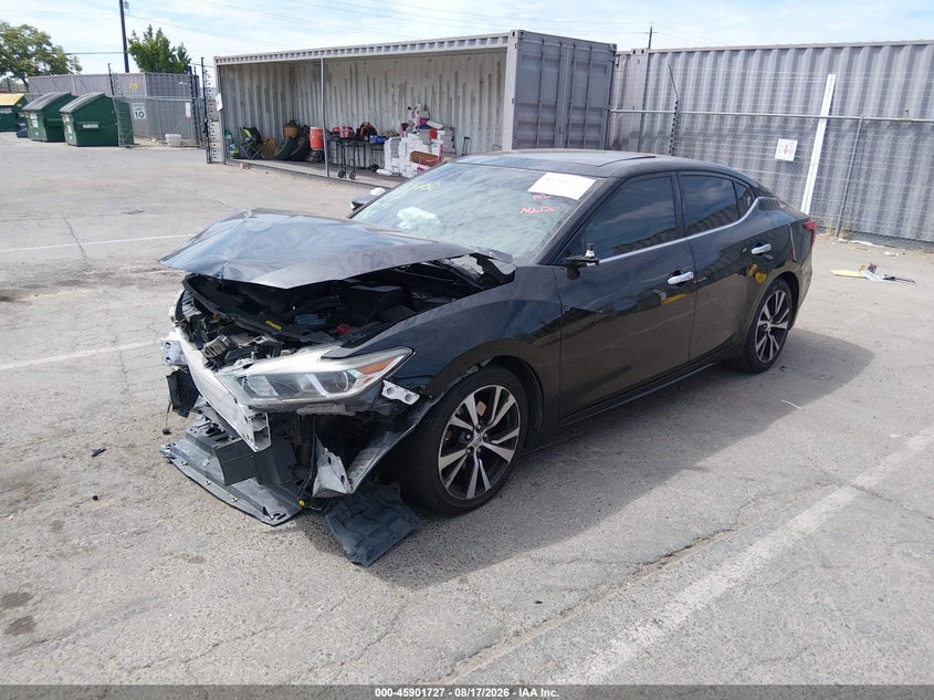 2017 Nissan Maxima, Удар спереди, IAAI, VIN 1N4AA6AP2HC430807 — фото 2