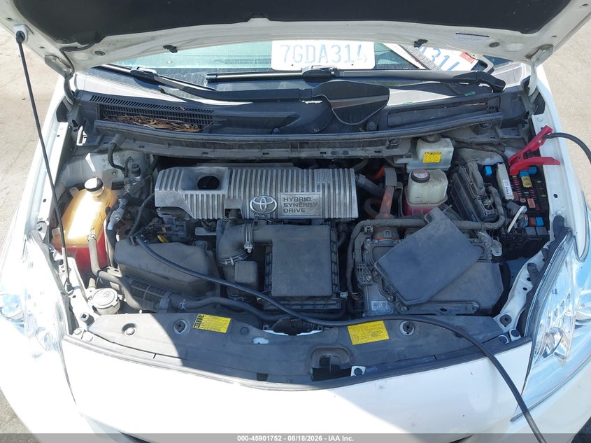 2014 TOYOTA PRIUS HATCHBACK 1.8L I-4 DOHC, VVT, 98HP