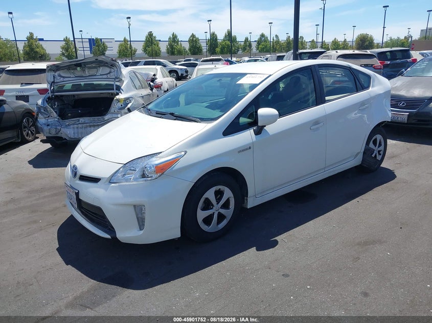 2014 TOYOTA PRIUS HATCHBACK 1.8L I-4 DOHC, VVT, 98HP