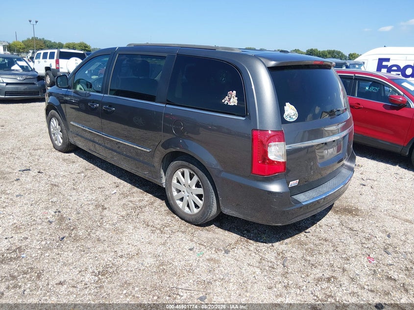 Vin: 2c4rc1bg6gr295961, lot: 46400835, chrysler town & country touring 20163