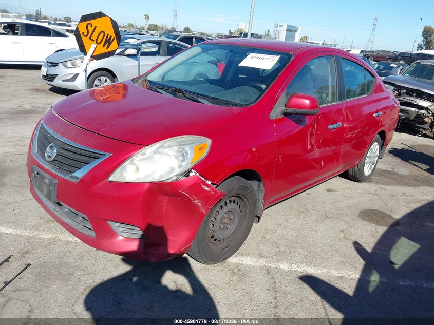 2012 Nissan Versa, Left Side, IAAI, VIN 3N1CN7APXCL856824 — photo 2