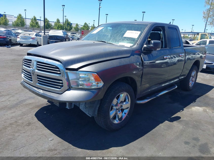 Vin: 1c6rr7gg5js264983, lot: 46400845, ram 1500 big horn  4x4 6'4 box 20182