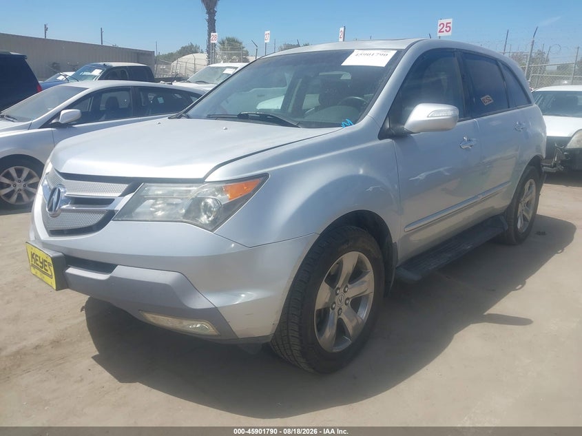 2008 Acura MDX, Удар ззаду, IAAI, VIN 2HNYD28288H536916 — фото 2