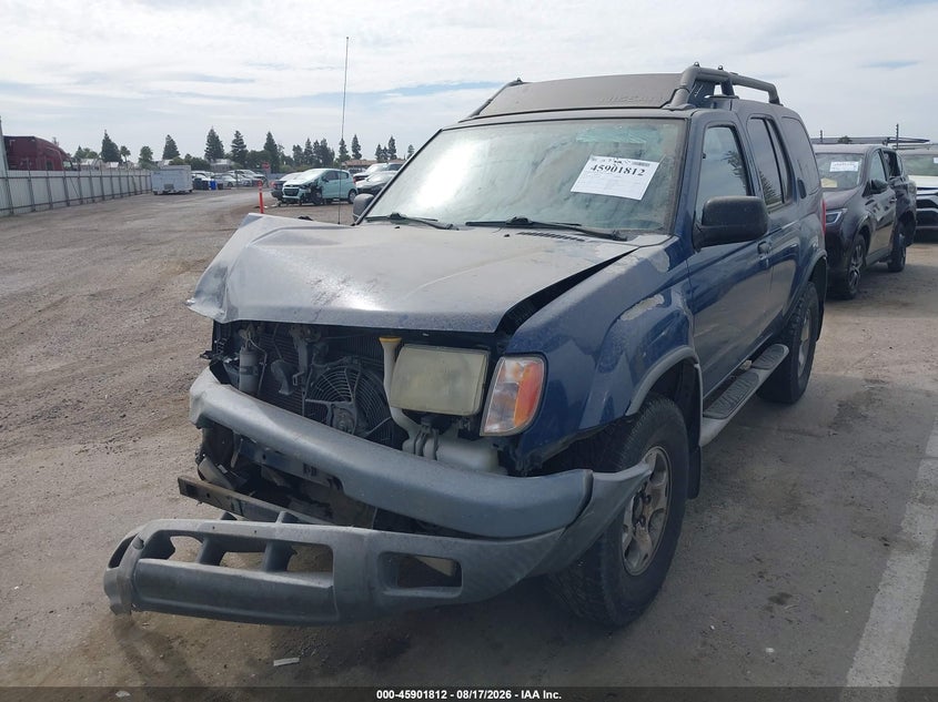 2001 Nissan Xterra Xe-V6, Front End, IAAI, VIN 5N1ED28T31C555783 — photo 2