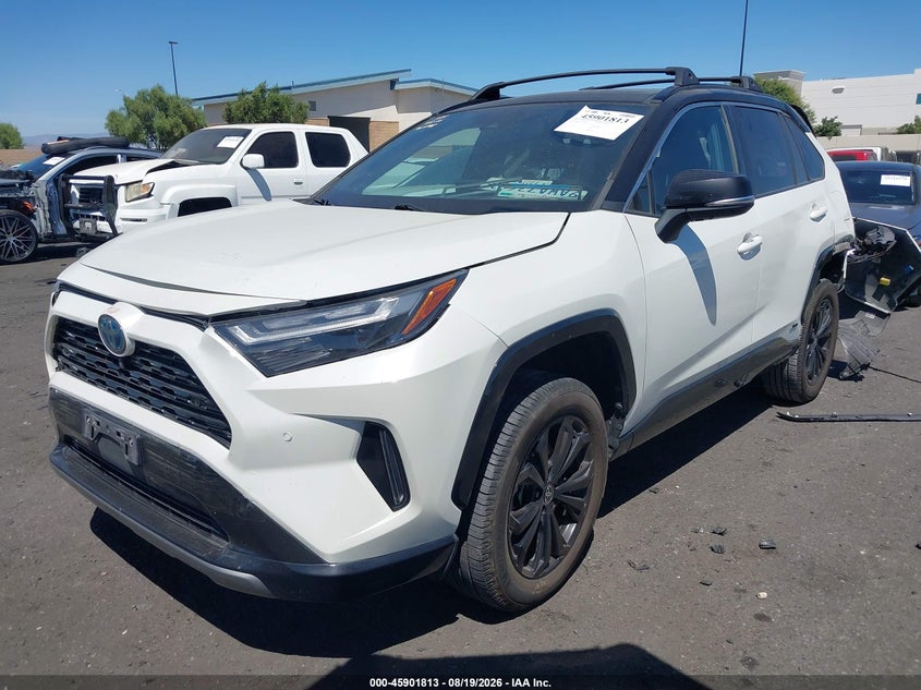 2022 Toyota RAV 4, Rear, IAAI, VIN 4T3E6RFV4NU072849 — photo 2