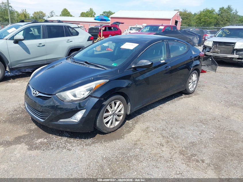 2014 Hyundai Elantra Se, Удар сзади, IAAI, VIN KMHDH4AE6EU099107 — фото 2