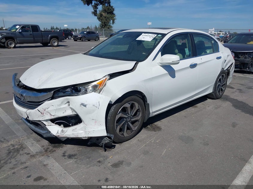 2017 Honda Accord, Удар спереду, IAAI, VIN 1HGCR2F93HA214380 — фото 2