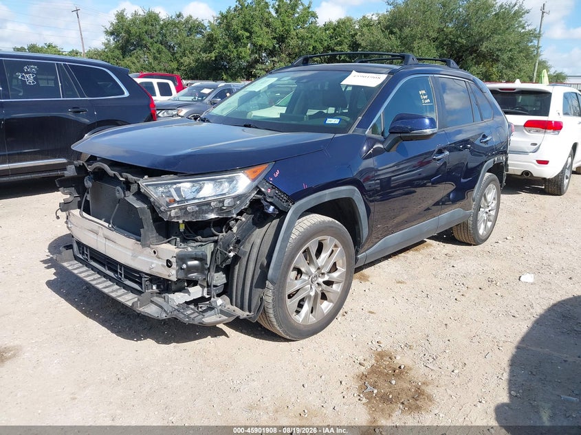 2019 Toyota RAV 4, Удар сзади, IAAI, VIN JTMN1RFVXKD519644 — фото 2