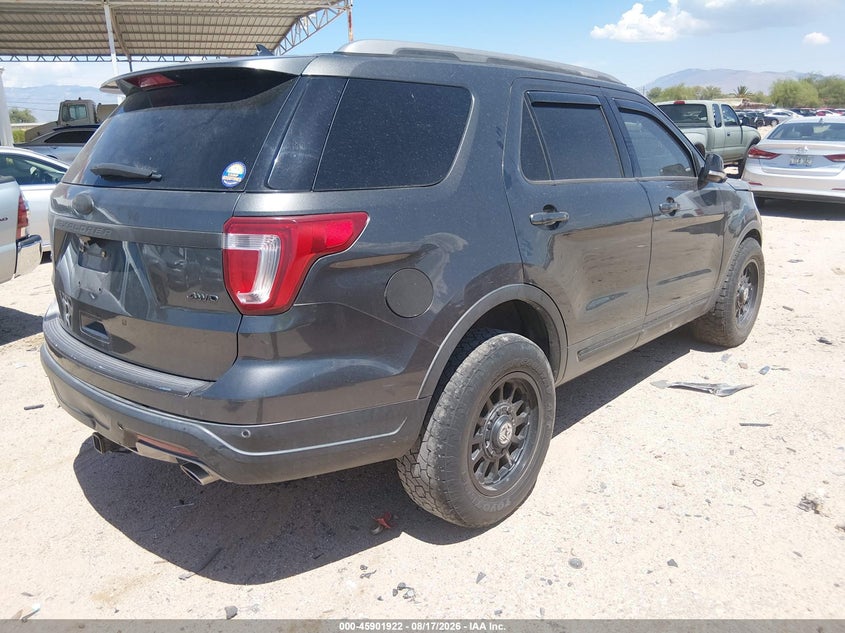 2018 FORD EXPLORER auction photo 4