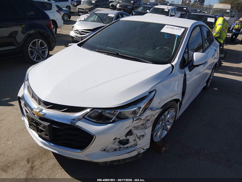 Vin: 1g1bc5sm9k7140001, lot: 46401012, chevrolet cruze ls 20192