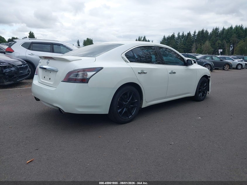 Vin: 1n4aa5ap1ec433865, lot: 46401016, nissan maxima 3.5 s 20144