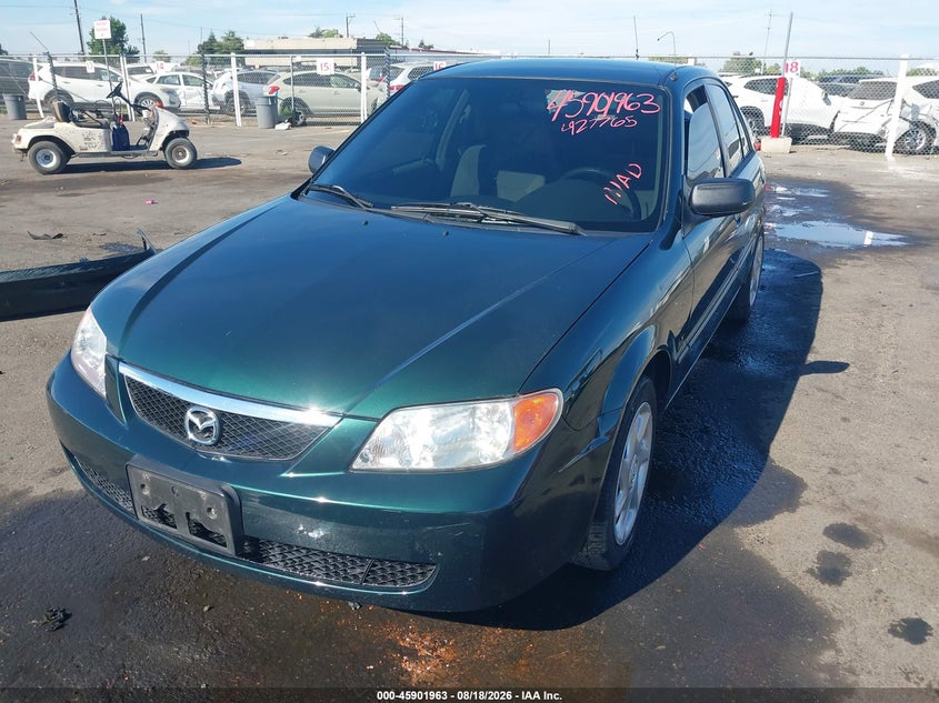 2001 Mazda Protege, Удар сзади, IAAI, VIN JM1BJ225310427765 — фото 2