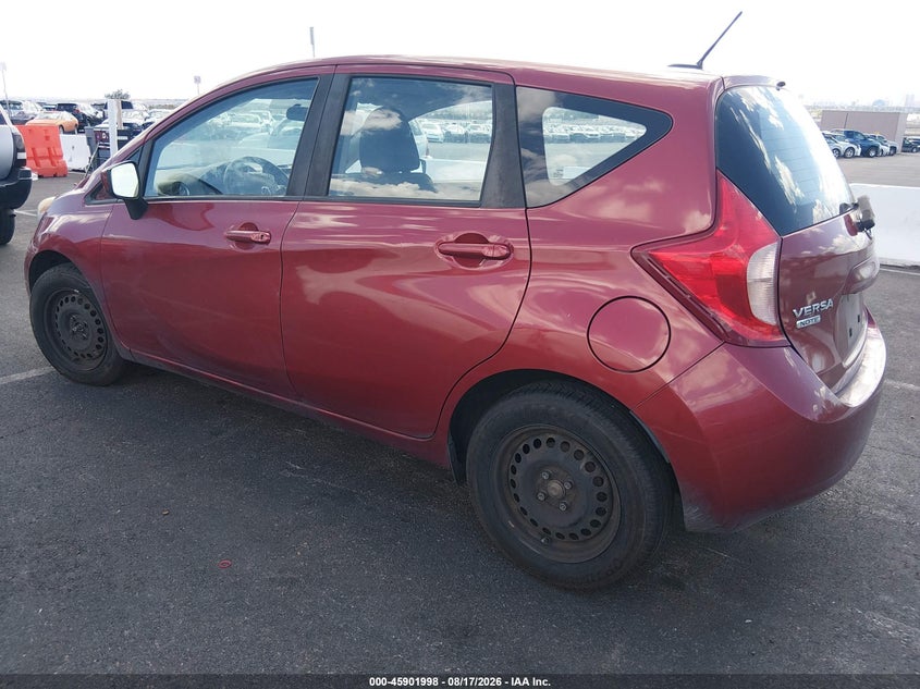 2016 NISSAN VERSA HATCHBACK 1.6L I-4 DOHC, VVT, 109HP