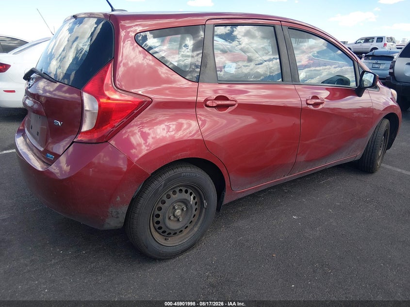 2016 NISSAN VERSA HATCHBACK 1.6L I-4 DOHC, VVT, 109HP