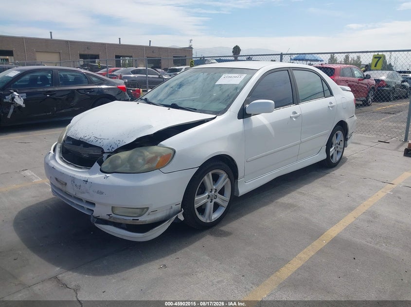 2003 Toyota Corolla, Front End, IAAI, VIN 1NXBR32E03Z033422 — photo 2