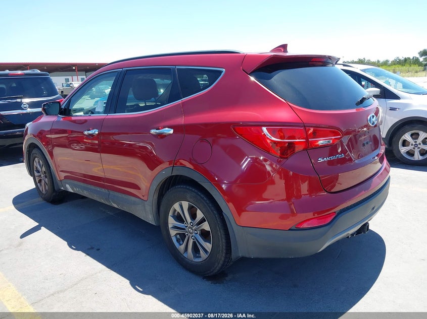 Vin: 5xyzu3lb7gg336629, lot: 46401098, hyundai santa fe sport 2.4l 20163