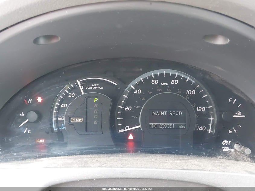 TOYOTA CAMRY HYBRID 2007 VIN 4T1BB46K47U029468