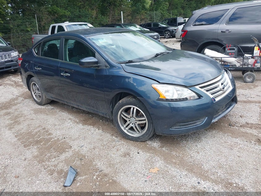 Vin: 3n1ab7ap6dl709031, lot: 46401220, nissan sentra sv 2013 img_1