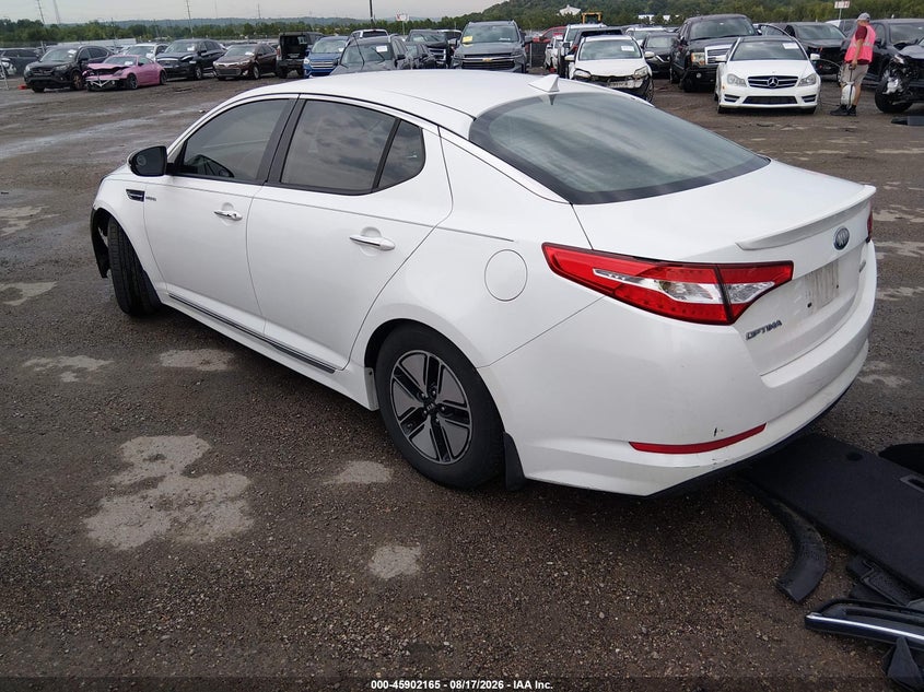 2013 KIA OPTIMA HYBRID auction photo 3
