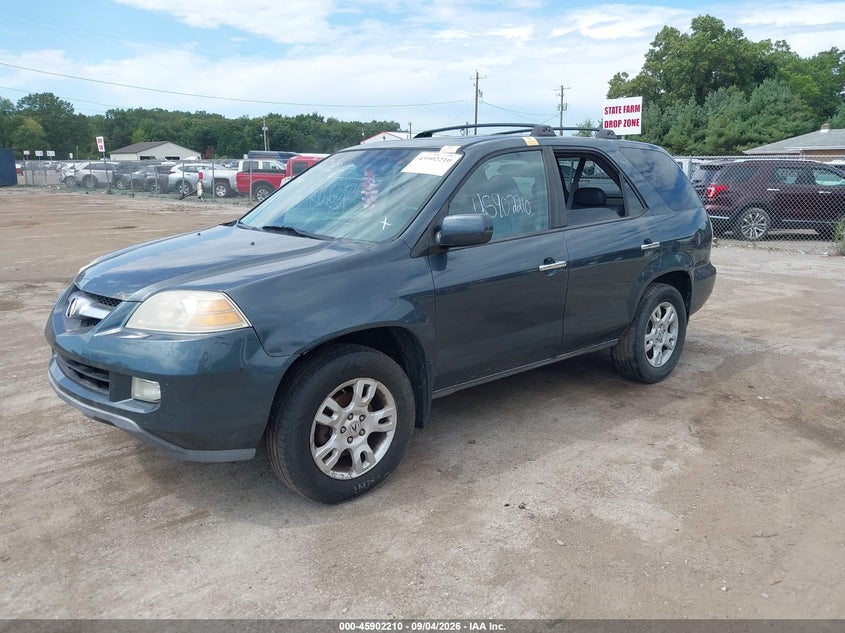 2005 Acura MDX, Затоплення, IAAI, VIN 2HNYD18615H531257 — фото 2