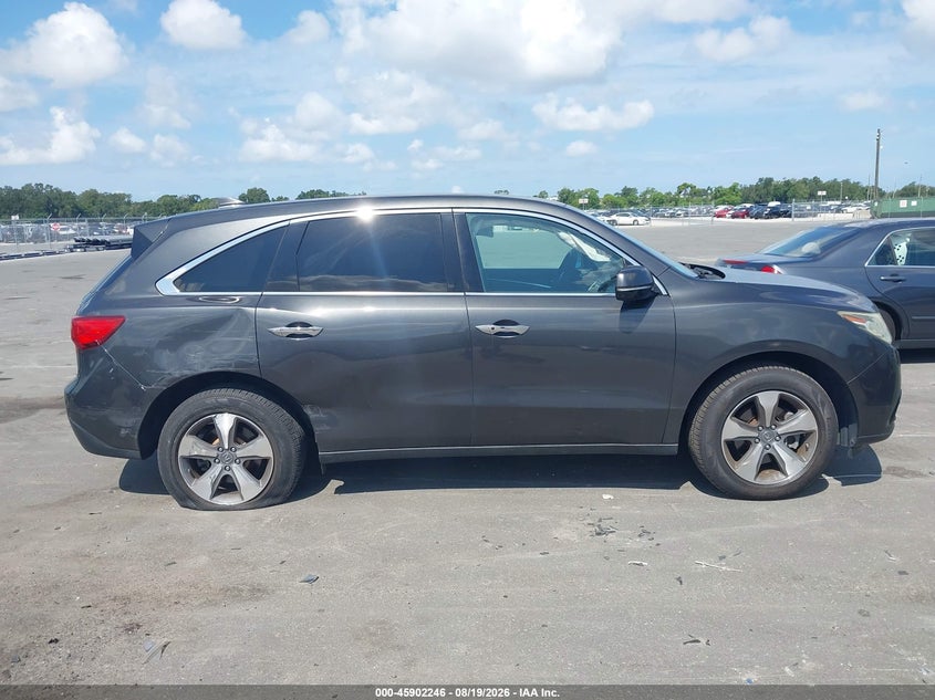 ACURA MDX 2014 VIN 5FRYD3H20EB001686