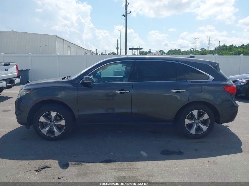 ACURA MDX 2014 VIN 5FRYD3H20EB001686