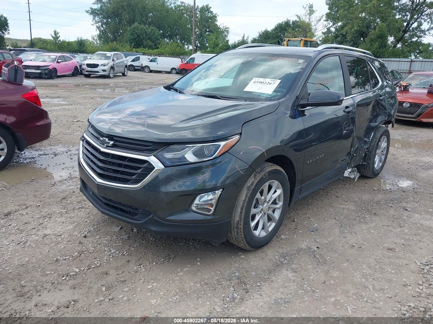 2021 Chevrolet Equinox, Удар ззаду, IAAI, VIN 3GNAXKEV4ML356662 — фото 2