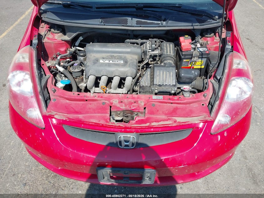 HONDA FIT 2008 VIN JHMGD38478S062361