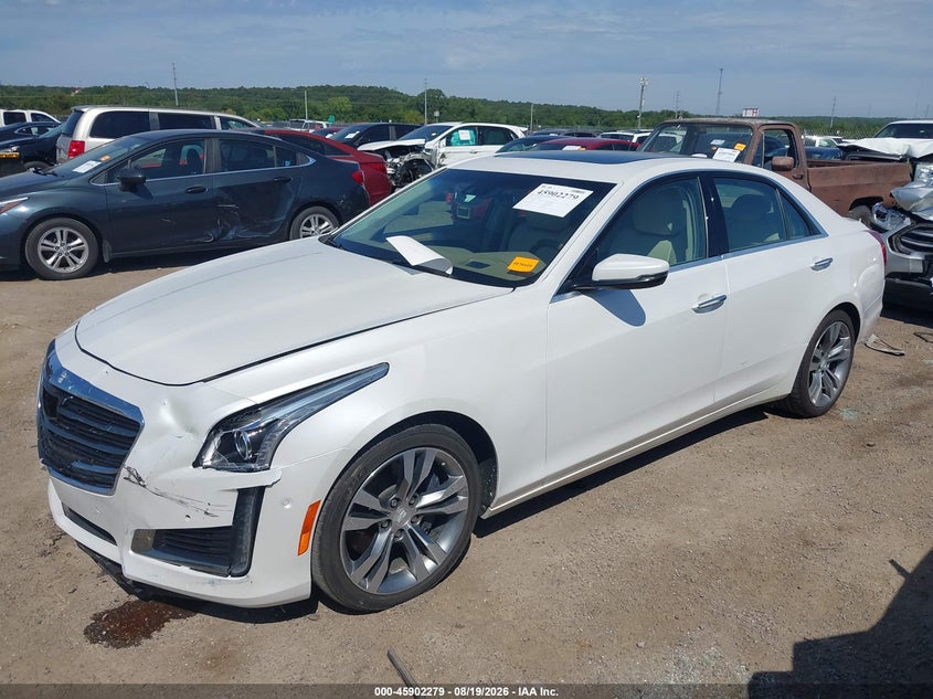 2016 Cadillac CTS, Front End, IAAI, VIN 1G6AV5S83G0125559 — photo 2