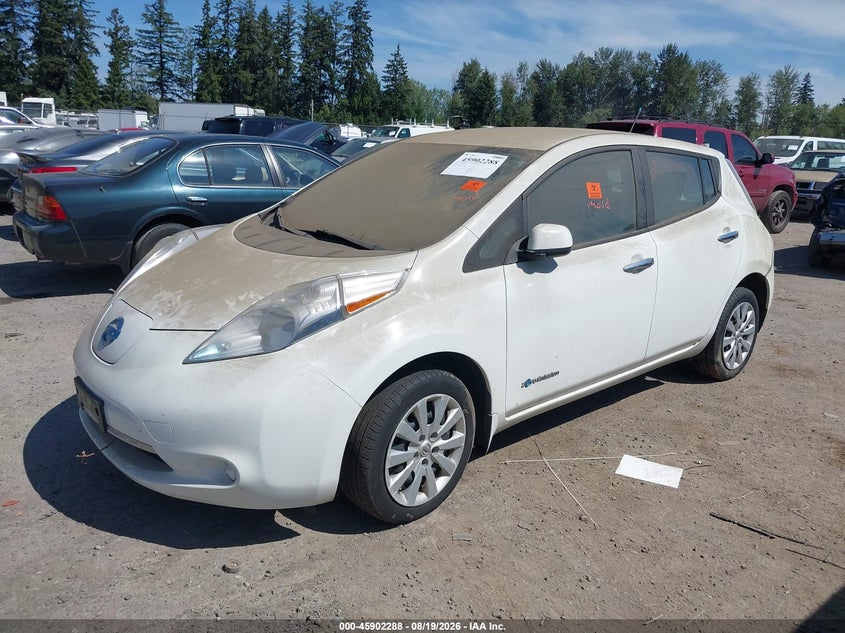 2014 Nissan Leaf, Normal Wear & Tear, IAAI, VIN 1N4AZ0CP8EC340740 — photo 2