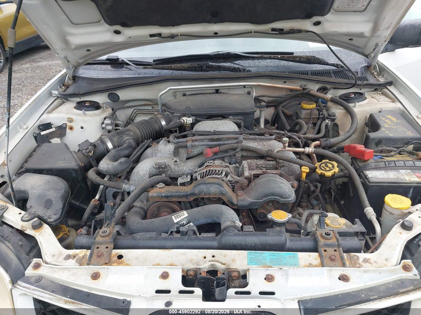 SUBARU IMPREZA 2007 VIN JF1GG61647H804156