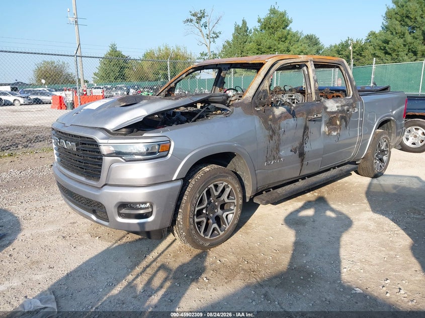 Vin: 1c6srfjp8sn752605, lot: 46401379, ram 1500 laramie  4x4 5'7 box 20252