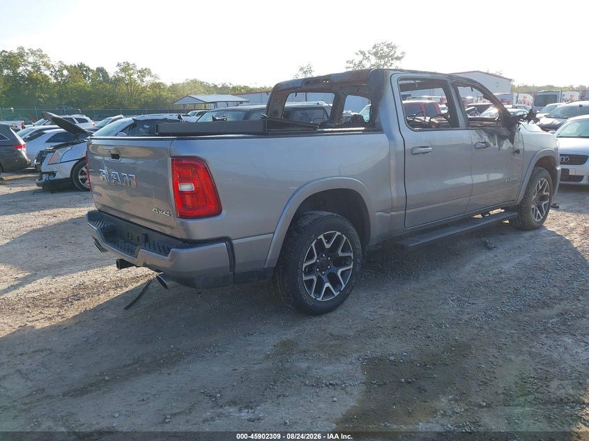 Vin: 1c6srfjp8sn752605, lot: 46401379, ram 1500 laramie  4x4 5'7 box 20254