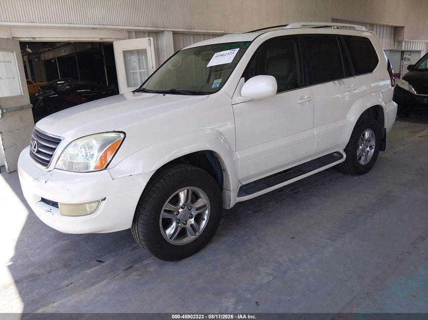 2004 LEXUS GX SPORT UTILITY VEHICLE 4.7L V-8 DOHC, 235HP