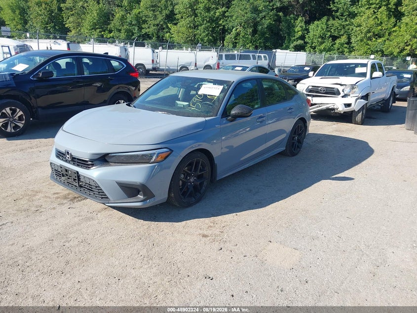 2023 Honda Civic, Right Side, IAAI, VIN 2HGFE2F55PH552045 — photo 2