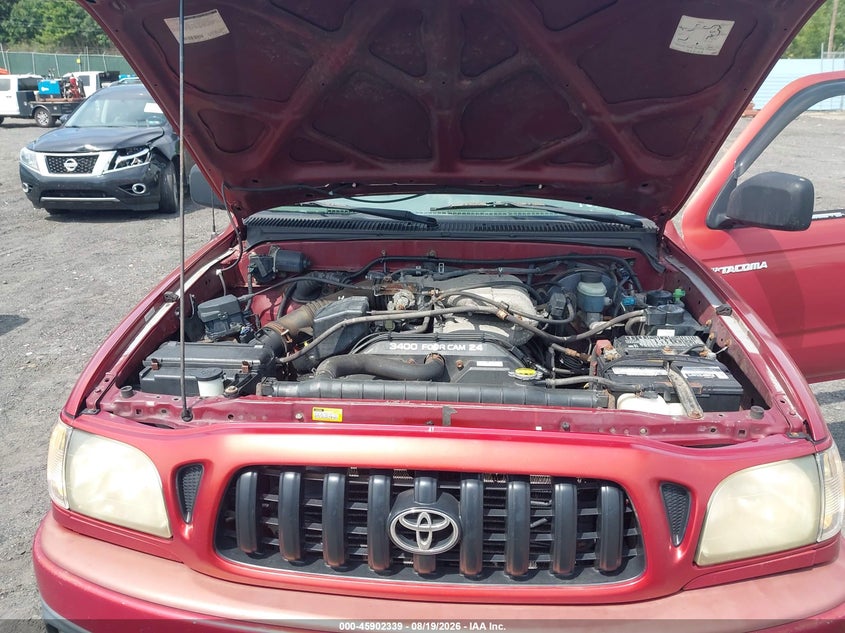 TOYOTA TACOMA 2001 VIN 5TESN92N51Z869069