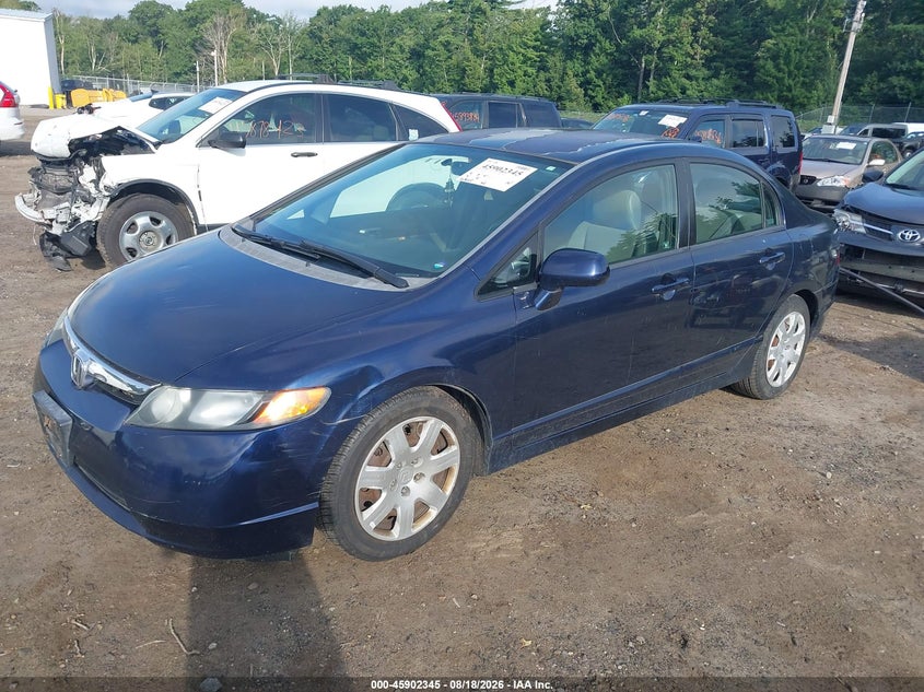 2007 Honda Civic, Normal Wear & Tear, IAAI, VIN 2HGFA16537H508325 — photo 2