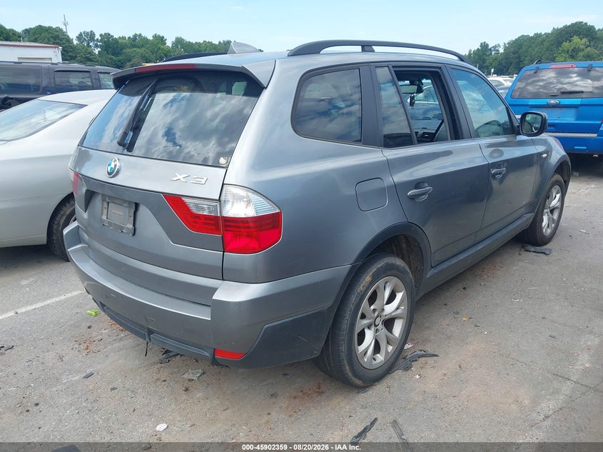 BMW X3 2010 VIN WBXPC9C47AWJ36667