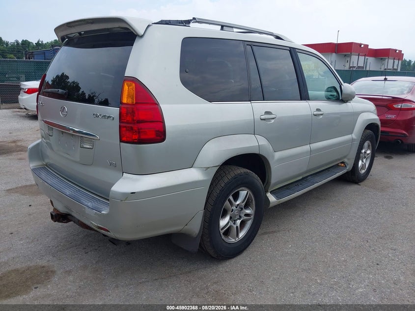 LEXUS GX 470 2005 VIN JTJBT20X050086889